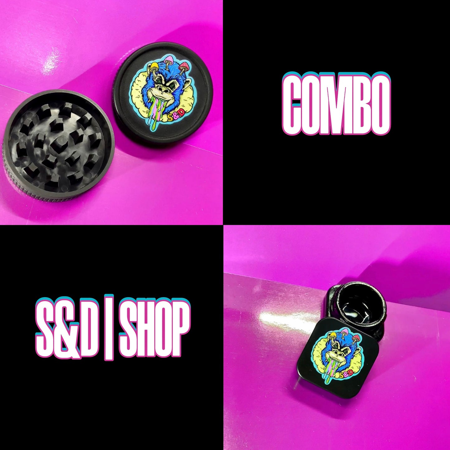 COMBO Vasetto Estrazione + Grinder Bio S&D